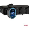 Greito įkrovimo automobilinis įkroviklis su įtampos LED ekranu 3.0 PD 30W AMiO-04178