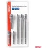 HEX galvučių adapterių rinkinys 1/4", 3/8", 1/2" AMIO-04781