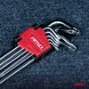 Ilgieji TORX raktai, 230 mm, 9 vnt. TKL AMIO-01039