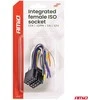 Integruota ISO CCA 13 PIN moteriška jungtis, 5A, 12V, AMIO-04441