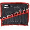 Kombinuotų raktų rinkinys, 6–22 mm, CrV, 12 vnt., AMIO-04976