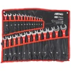 Kombinuotų raktų rinkinys, 6–32 mm, CrV, 25 vnt., AMIO-04977