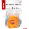 Krovinių tvirtinimo diržas su savispaudžiu užsegimu 2,5 m x 25 mm, AMIO-03291