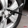 Kryžminis ratų raktas 17–19–21 mm, 1/2", gumuotas, AMIO-02402
