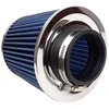 Kūginis oro filtras automobiliui, universalus, mėlynas, su 3 adapteriais, AMIO-02458