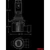 LED automobilinės lemputės HIR2 F26 PRO LumiTec LIMITED +130% DUO FULL CANBUS 12V/24V AMIO-04876