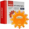 LED avarinės lempos su žibintuvėlio funkcija 12SMD+3SMD, rinkinys 10 vnt. AMIO-04672