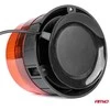LED įspėjamoji lempa W02M magnetinė R65 R10 39LED 12/24V IP56 AMIO-02300