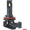 LED žibintų lemputės F25 Sidabrinis FULL CANBUS H8/H9/H11/H16 62W 12V 24V AMIO-04705
