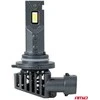 LED žibintų lemputės F25 Sidabrinis FULL CANBUS HB3 9005 52W 12V 24V AMIO-04706