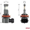 LED automobilių lemputės hibridinės serijos h8 h9 h11 h16 6000k canbus 60w amio-04116