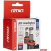 LED automobilių lemputės hibridinės serijos h8 h9 h11 h16 6000k canbus 60w amio-04116