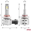 LED žibintų lemputės X2 Series HB3 9005/HIR1 9011/H10 AMiO-02975