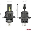 LED žibintų lemputės X4-series AVIATOR H4/H19 6500K max 44W AMIO-03763