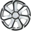 Leoplast Kołpak automobilinis aerospin 16" cali juodai-sidabrinis