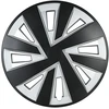 Leoplast Kołpak automobilinis pluton 15" cali juodai-sidabrinis