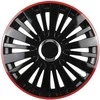 Leoplast Ratų gaubtas 1 vnt. Falcon, juodas ir raudonas 14"