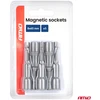 Magnetinių galvučių suktuvui rinkinys, 1/4" HEX, 8 x 65 mm, 5 vnt., AMIO-04938