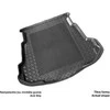 Mix Plast Plastikinis Bagažinės kilimėlis Ford Mondeo sedanas plonas atsarginis ratas bagažinėje 2007-2014m.