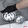 Nerūdijančio plieno magnetinių padėklų rinkinys, 110 ir 150 mm AMIO-04916