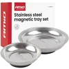 Nerūdijančio plieno magnetinių padėklų rinkinys, 110 ir 150 mm AMIO-04916