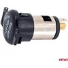 Papildomas maitinimo lizdas su dangteliu 250W 12V/24V, AMIO-04434