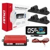 Parkavimo pagalbos sistema LED-GRAF 3D, 4 juodi jutikliai 19 mm, sunkvežimiams AMIO-03189