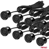 Parkavimo pagalbos sistema LED-GRAF 3D, 8 juodi jutikliai 21,5 mm AMIO-03191