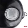 Plastikinis universalus piltuvėlis su sieteliu, 3 dalių, elipsės formos, 14 cm AMIO-04037