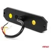 Plokščia LED įspėjamoji lemputė 6x3W 12/24V R65 R10 AMIO-03930