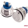 Akumuliatorius Plokščias apvalus momentinis mygtukas, 19 mm, 5 A, 12/230 V AMIO-04436