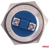 Akumuliatorius Plokščias apvalus momentinis mygtukas, 19 mm, 5 A, 12/230 V AMIO-04436