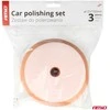 Poliravimo kempinių rinkinys, 3 vnt., 125 mm / 150 mm AMIO-03708