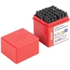 Raidžių ir skaičių žymeklių rinkinys, 6 mm, 36 vnt., AMIO-04935