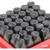 Raidžių ir skaičių žymeklių rinkinys, 6 mm, 36 vnt., AMIO-04935