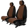 Sėdynių užvalkalai EVAtech ECO Standard, 2 vnt. - ruda / rudi kraštai / rudos siūlės