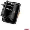 Stačiakampis jungiklis su geltonu apšvietimu AMIO-03091
