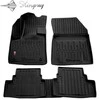 Stingray Guminiai 3D kilimėliai PEUGEOT 3008 2016-2020m. 5 vnt. / juoda / 5016035 / paaukštintais kraštais