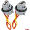 T20 LED lemputės lizdas 12V W21W, WY21W, W3x16d, 7440, 2 vnt. AMIO-04833