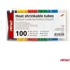 Termo susitraukiančių vamzdelių komplektas 100 vnt., AMIO-03030