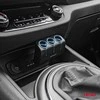 Trijų lizdų cigarečių uždegiklio prailgintojas 12/24V 120W 90° AMIO-04358