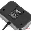 Trijų lizdų prailgintojas su įkrovikliu ir skaitmeniniu ekranu 2x USB-A + 1x USB-C QC 4.0 12/24V 120W 80 cm AMIO-04366