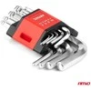 Trumpieji HEX (imbus) raktai, 9 vnt., CR-V AMIO-01041