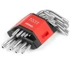 Trumpieji TORX raktai, 9 vnt., CR-V AMIO-01040