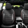 Amio Universalūs sėdynių užvalkalai OTOM, SPORT PLUS - pilka, raudona