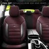 Amio Universalūs sėdynių užvalkalai OTOM, SPORT PLUS - vyšninė
