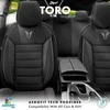 Komplet Universalūs sėdynių užvalkalai OTOM, TORO - juoda