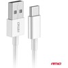 USB–USB-C įkrovimo kabelis 2A, 100 cm, FullLINK AMIO-03893