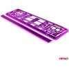 Numerio laikiklis – metalizuotas violetinis, AMIO-03172