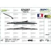 Valytuvai Valeo Silencio 550/410mm
